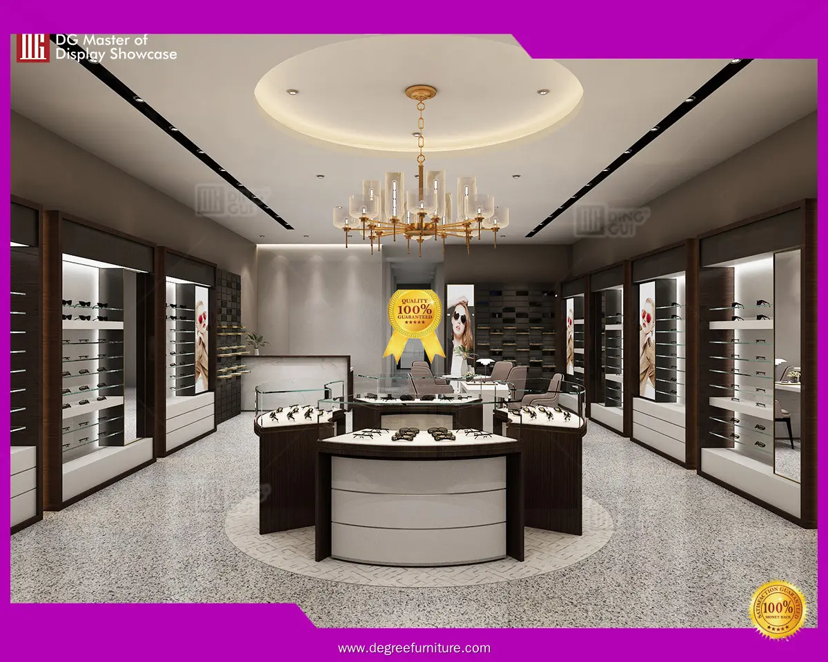 Custom Optical Showcase factory factory Manufacturer | DG Display Showcase1 1