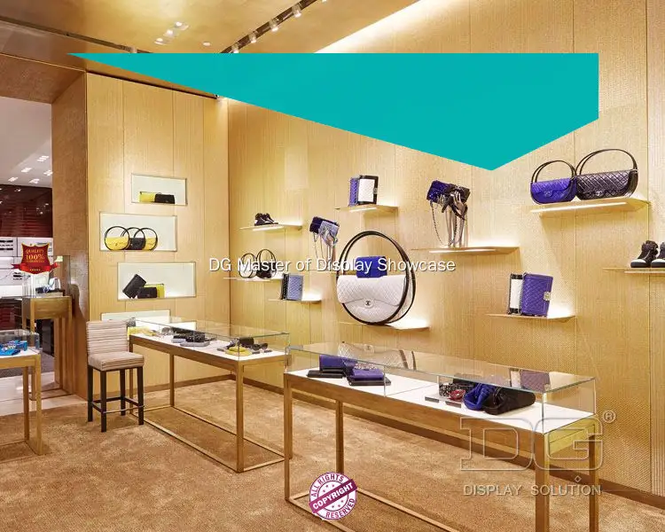 professional glass purse display case factory | DG Display Showcase 1