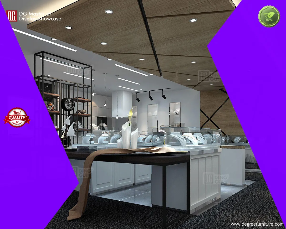 high end wall hanging display case design solution | DG Display Showcase 1