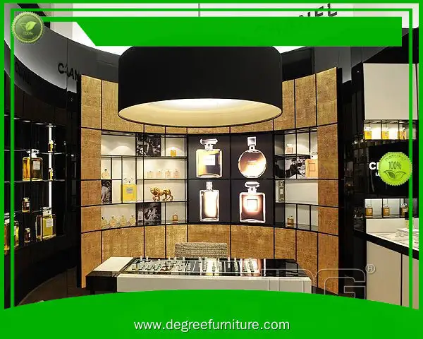 high end Custom Perfume Kiosk design solution | DG Display Showcase 1
