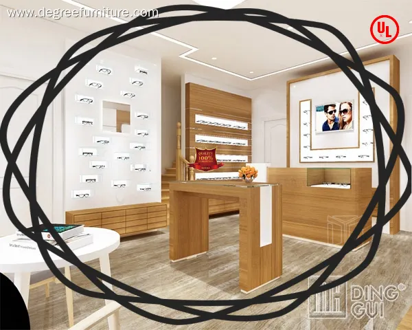 modern Optical Showcase wholesale | DG Display Showcase 1