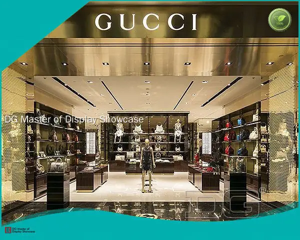 DG Display Showcase | custom glass display cabinet for bags supplier 1