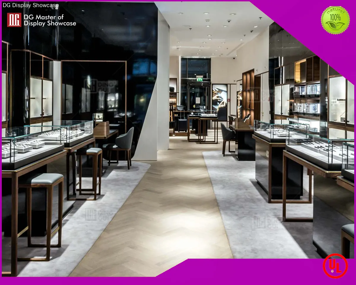 professional jewellery wall showcase wholesale | DG Display Showcase 1
