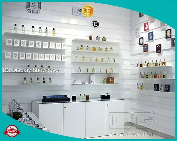 DG Display Showcase | custom Luxury Perfume Display Cabinet design solution 1