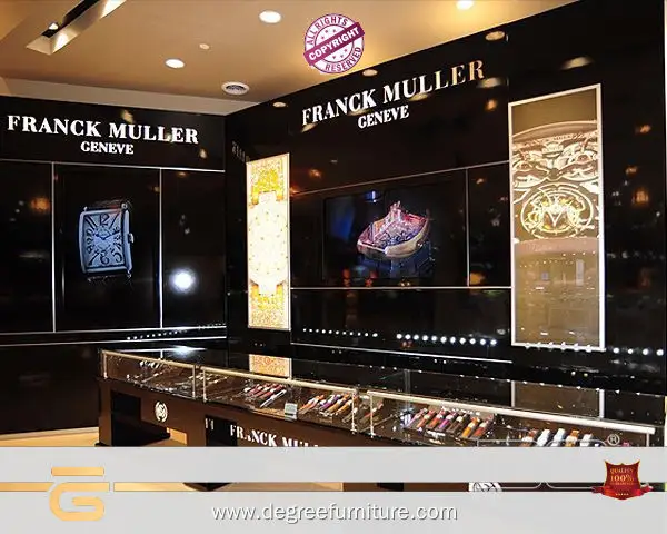 Custom pocket watch showcase supplier Manufacturer | DG Display Showcase 1