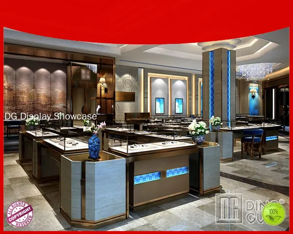 Custom wholesale jewelry display cases wholesale Manufacturer | DG Display Showcase 1