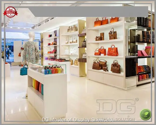 fine quality bag showcase manufacturer | DG Display Showcase 1