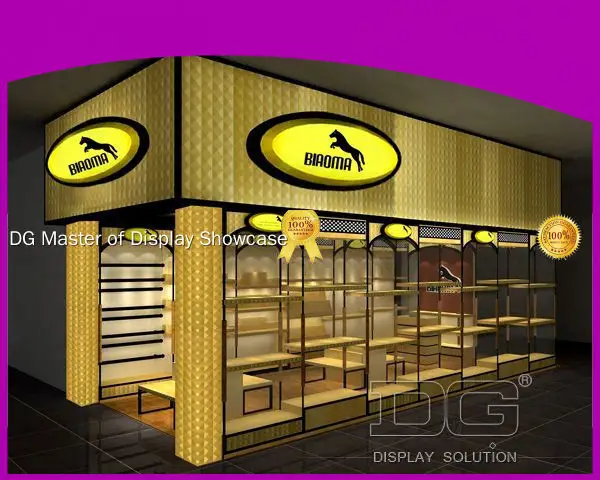 Custom purse showcase wholesale Manufacturer | DG Display Showcase 1