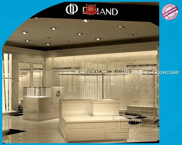 Custom clothing display cabinet supplier Manufacturer | DG Display Showcase 1