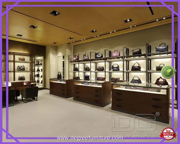 Custom purse showcase manufacturer Manufacturer | DG Display Showcase 1