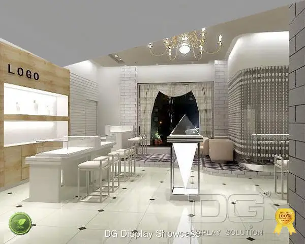 DG Display Showcase | bepoke jewelry display cases design solution 1