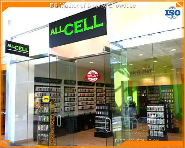 factory price digital products showcase for electronics | DG Display Showcase 1