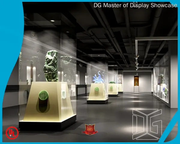 professional design custom muesum display cases factory | DG Display Showcase 1
