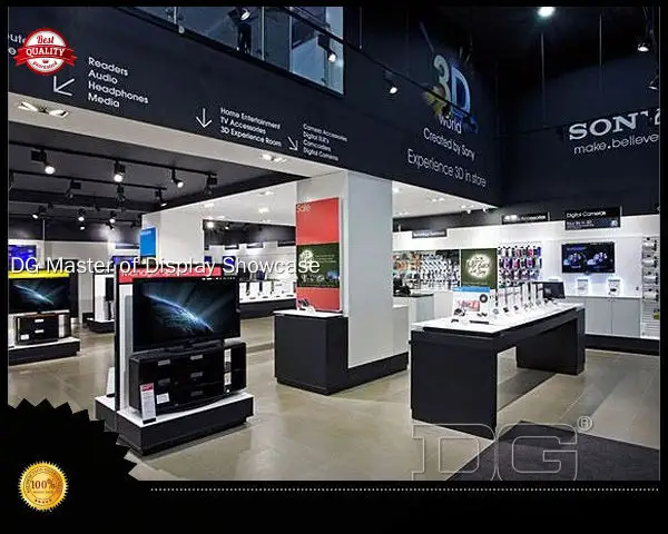 Custom digital products showcase personalized Manufacturer | DG Display Showcase 1