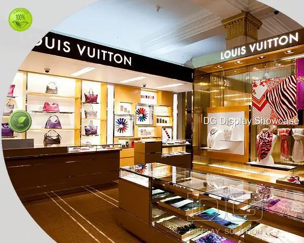 DG Display Showcase | fine quality purse display cabinet wholesale 1