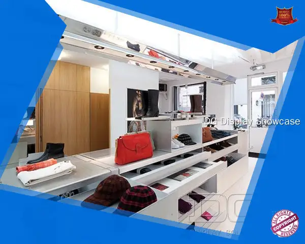 Custom shop clothes display design solution Manufacturer | DG Display Showcase 1