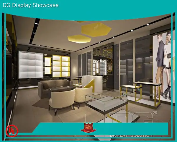 Custom bag showcase manufacturer Manufacturer | DG Display Showcase 1