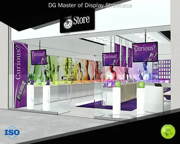 factory price Electronics Showcase manufacturers with custom services | DG Display Showcase 1