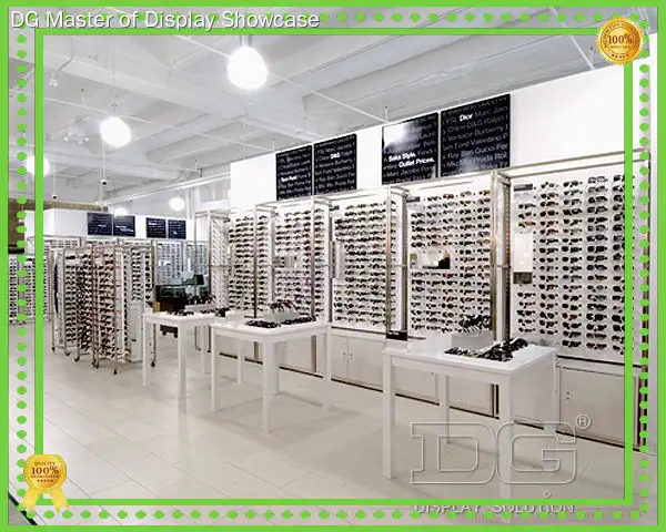 Custom optical shop display cabinets supplier Manufacturer | DG Display Showcase 1