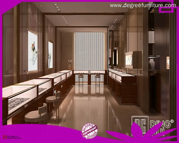 Custom retail jewelry display cases supplier Manufacturer | DG Display Showcase 1