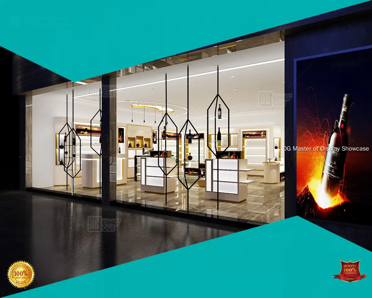 Custom Duty-free Shop company factory Manufacturer | DG Display Showcase 1