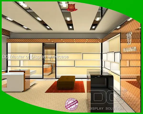 DG Display Showcase | brand shoe showcase personalized 1