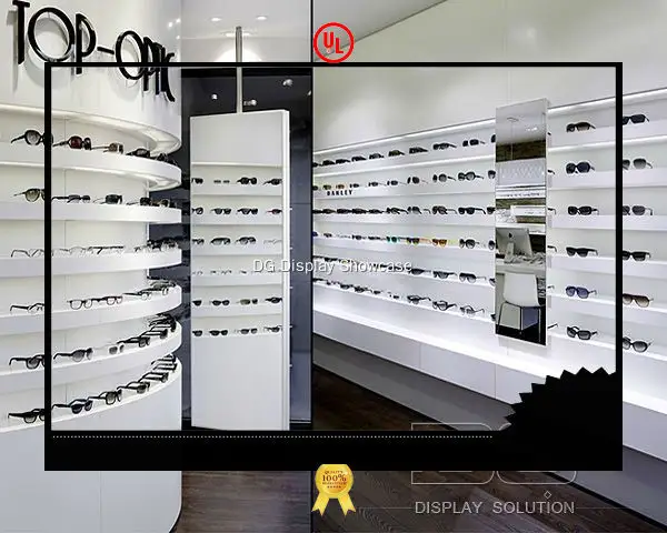 Custom Optical Showcase suppliers for optical Manufacturer | DG Display Showcase 1