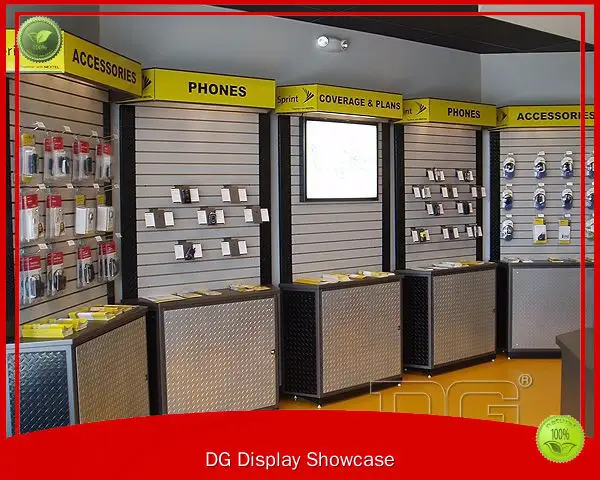 worldwide Electronics Showcase manufacturers with custom services | DG Display Showcase 1