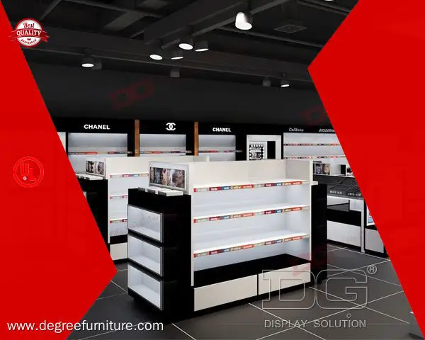 DG Display Showcase | high end retail cosmetic display cases overseas market 1