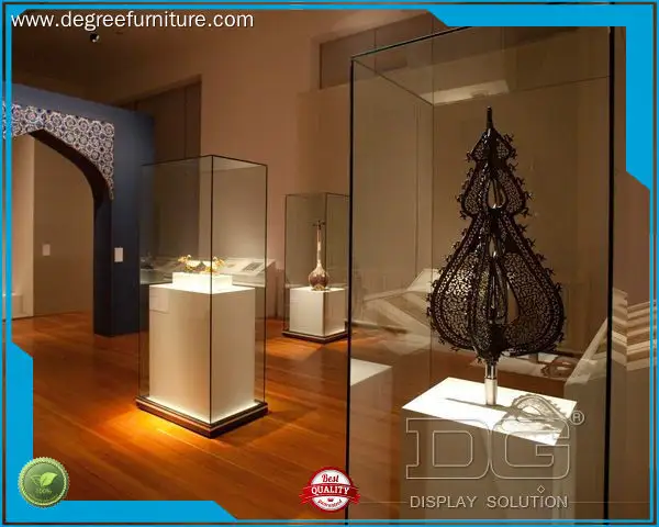 professional design museum wall display cases with custom services | DG Display Showcase 1