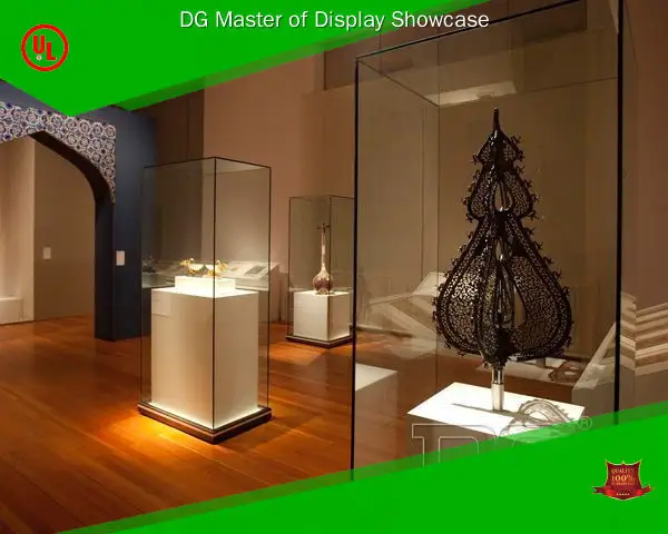Custom museum showcase display design with custom services Manufacturer | DG Display Showcase 1