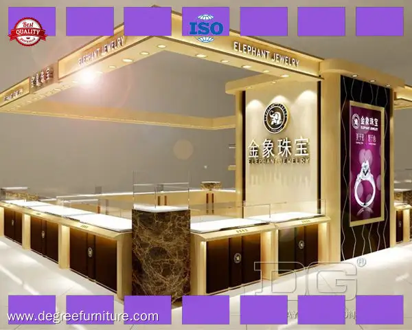 luxury shopping mall kiosk top brand | DG Display Showcase 1