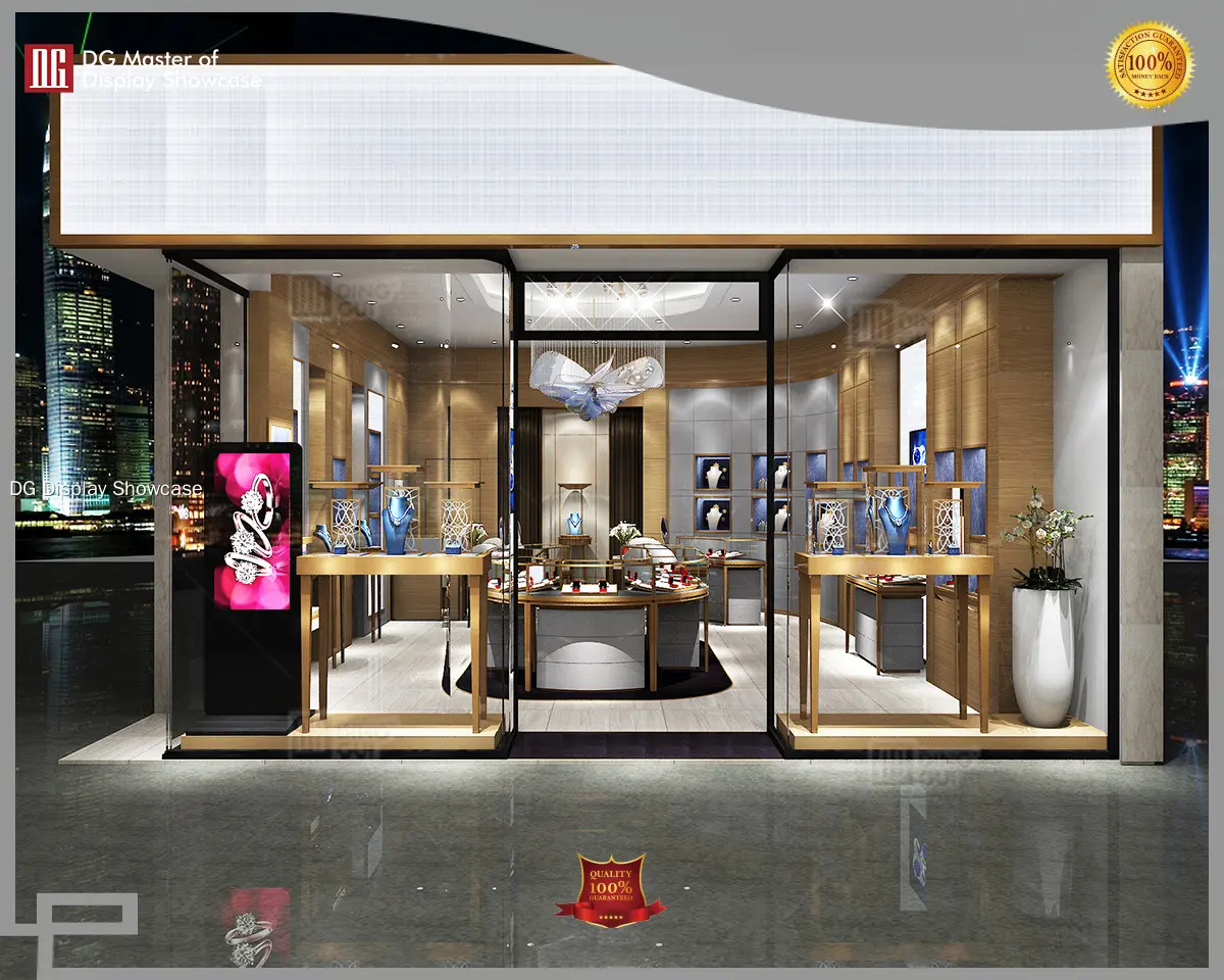 DG Display Showcase | customized jewelry showcase manufacturers top brand 1