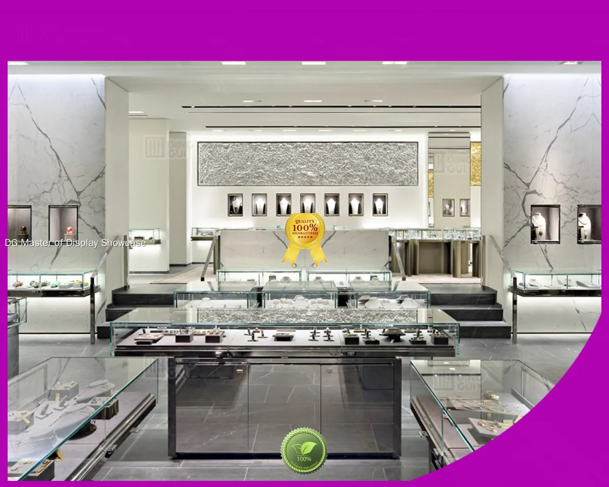 Custom small wall mounted glass display case national standard Manufacturer | DG Display Showcase 1