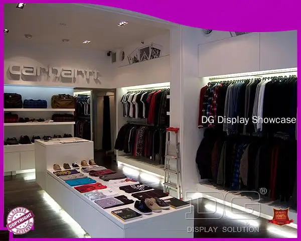 DG Display Showcase | professional Clothing Displays factory with custom services 1