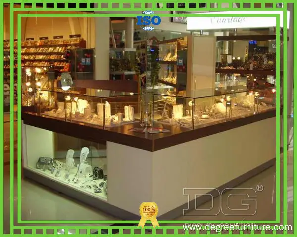 Custom shopping mall kiosk with custom services Manufacturer | DG Display Showcase 1