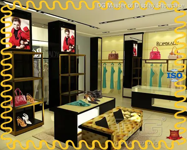 Custom clothing showcase for clothes Manufacturer | DG Display Showcase 1