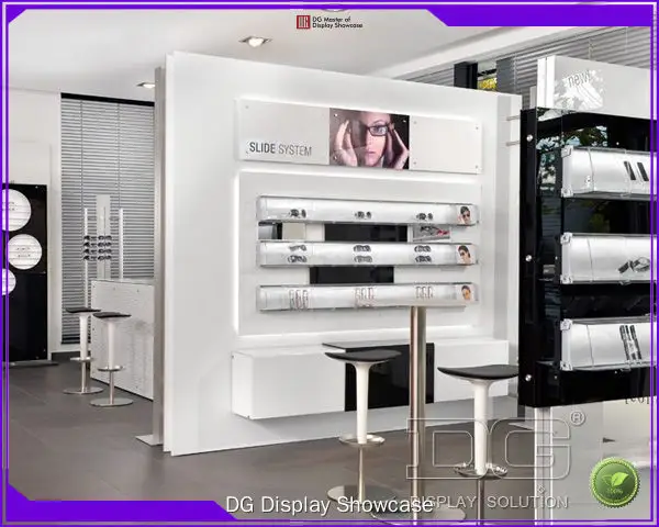 Custom Optical Showcase company for optical Manufacturer | DG Display Showcase 1