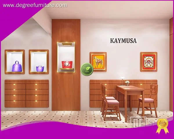 Custom handbag display cabinet with custom services Manufacturer | DG Display Showcase 1