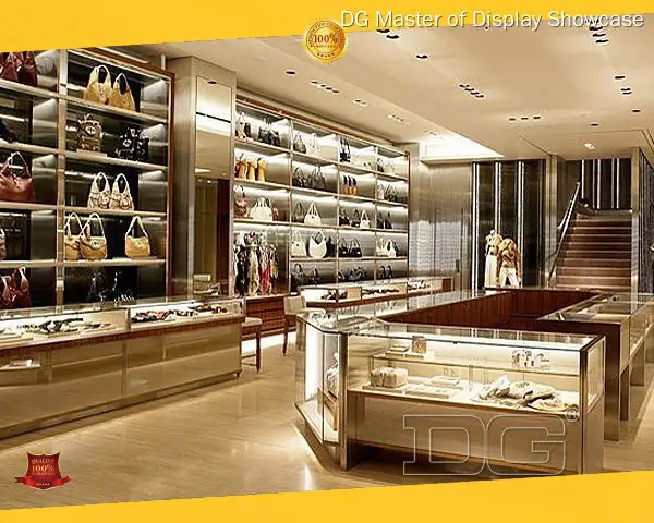 high end handbag display case overseas market | DG Display Showcase 1