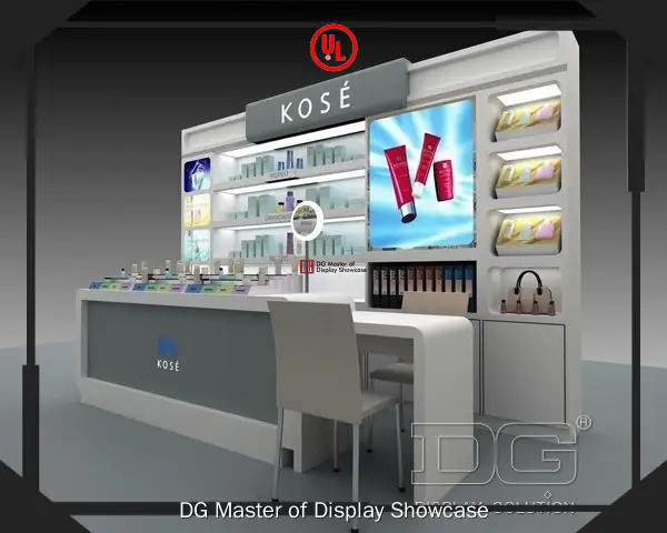 high end cosmetic display overseas market | DG Display Showcase 1