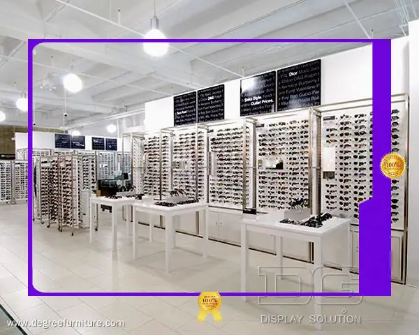 Custom wholesale Optical Showcase for optical Manufacturer | DG Display Showcase 1