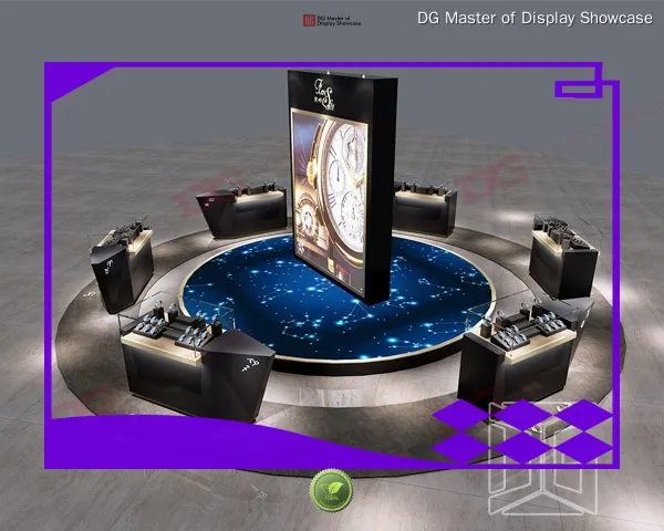 professional shopping mall kiosk top brand | DG Display Showcase 1