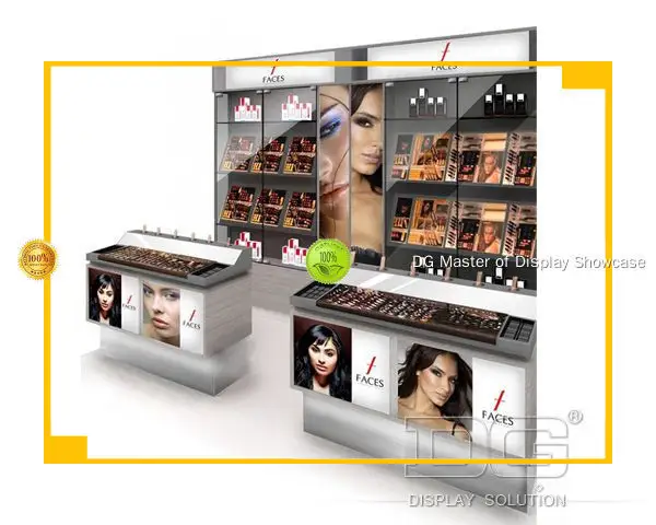high end cosmetic display manufacturers personalized | DG Display Showcase 1