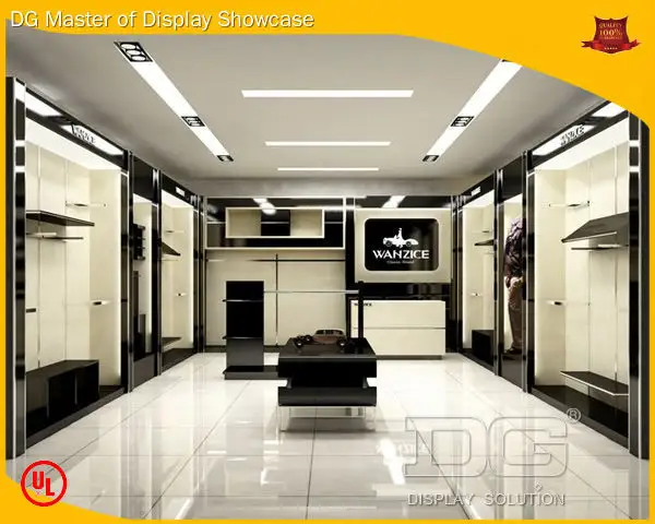 fine quality clothing display cases modern design  | DG Display Showcase 1