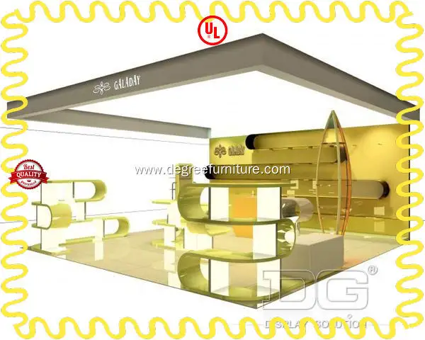 Custom glass showcase for shoes personalized Manufacturer | DG Display Showcase 1