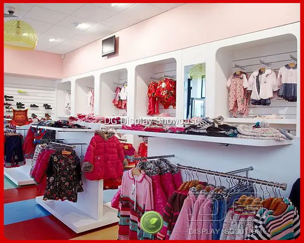 Custom clothes display cabinet with custom services Manufacturer | DG Display Showcase 1