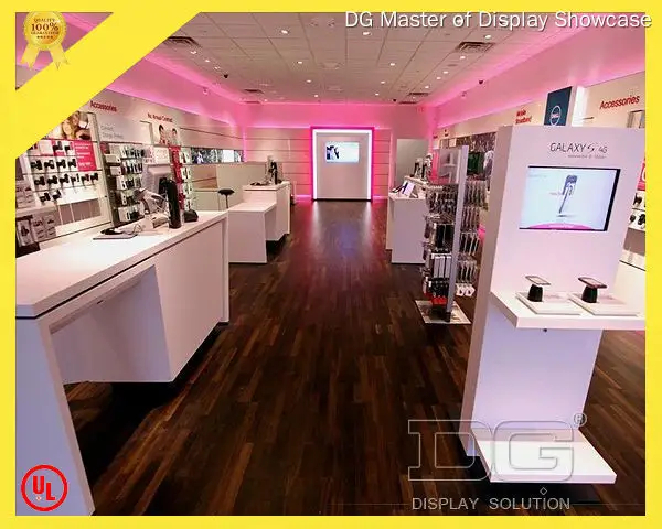 Custom electronics showcase national standard Manufacturer | DG Display Showcase 1