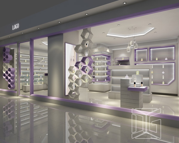 luxury Perfume Showcase company overseas market | DG Display Showcase 4