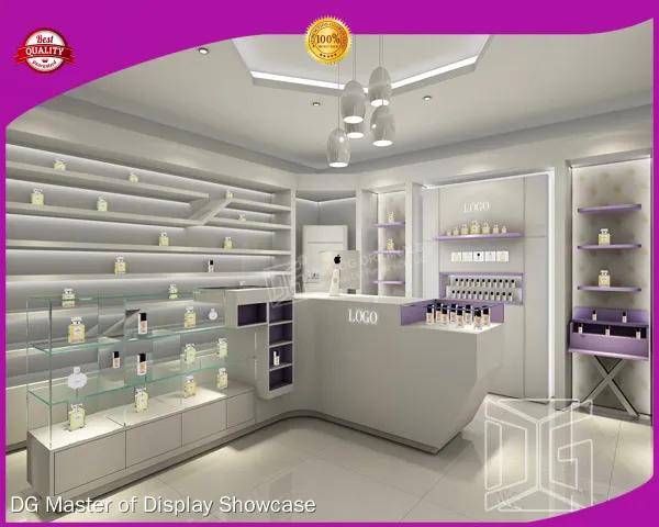 luxury Perfume Showcase company overseas market | DG Display Showcase 1
